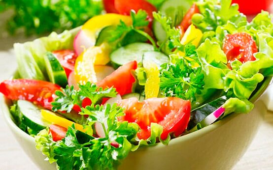 зеленчукова салата за простатит